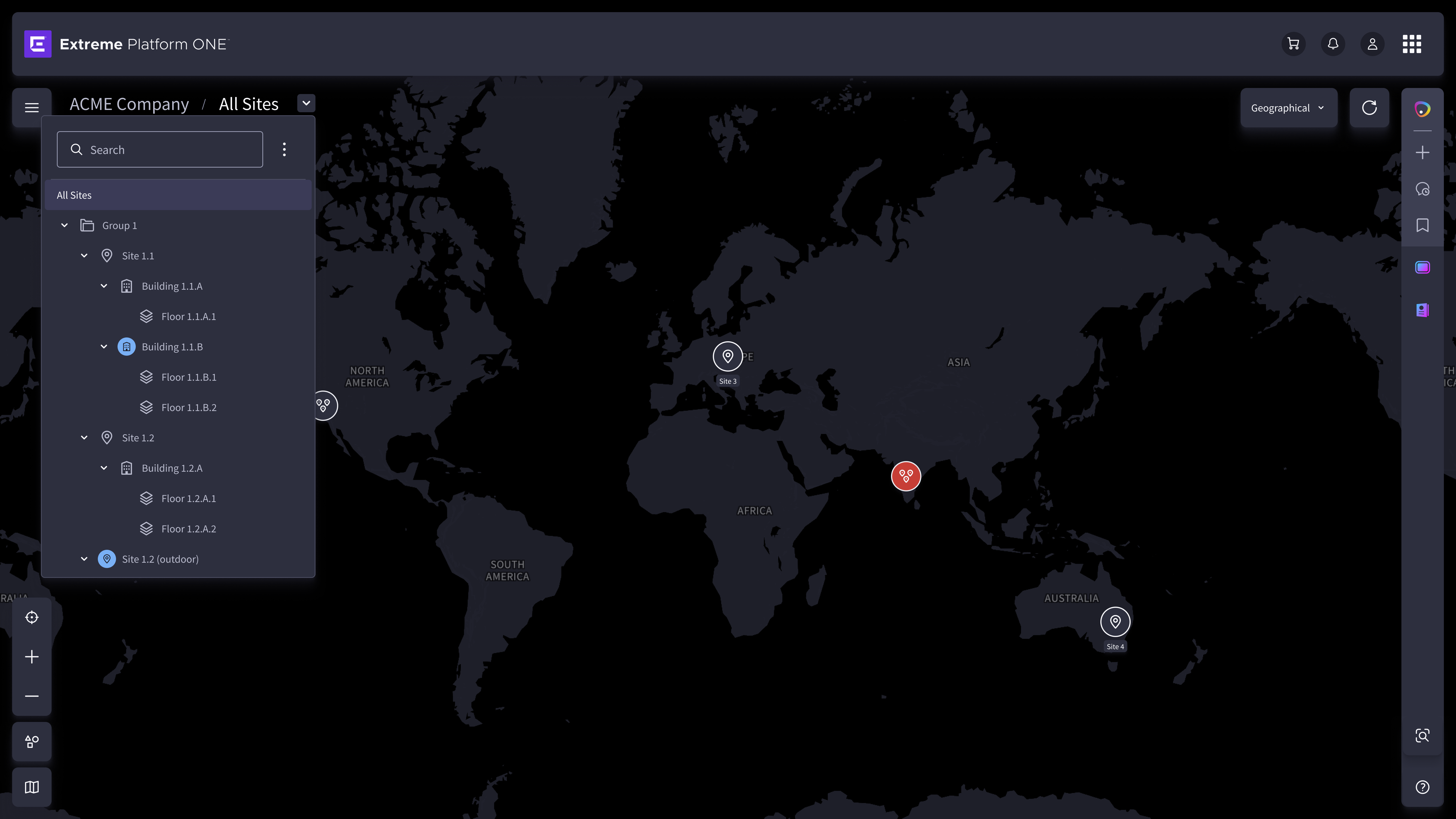 EP1 Visualize — All Sites global topology